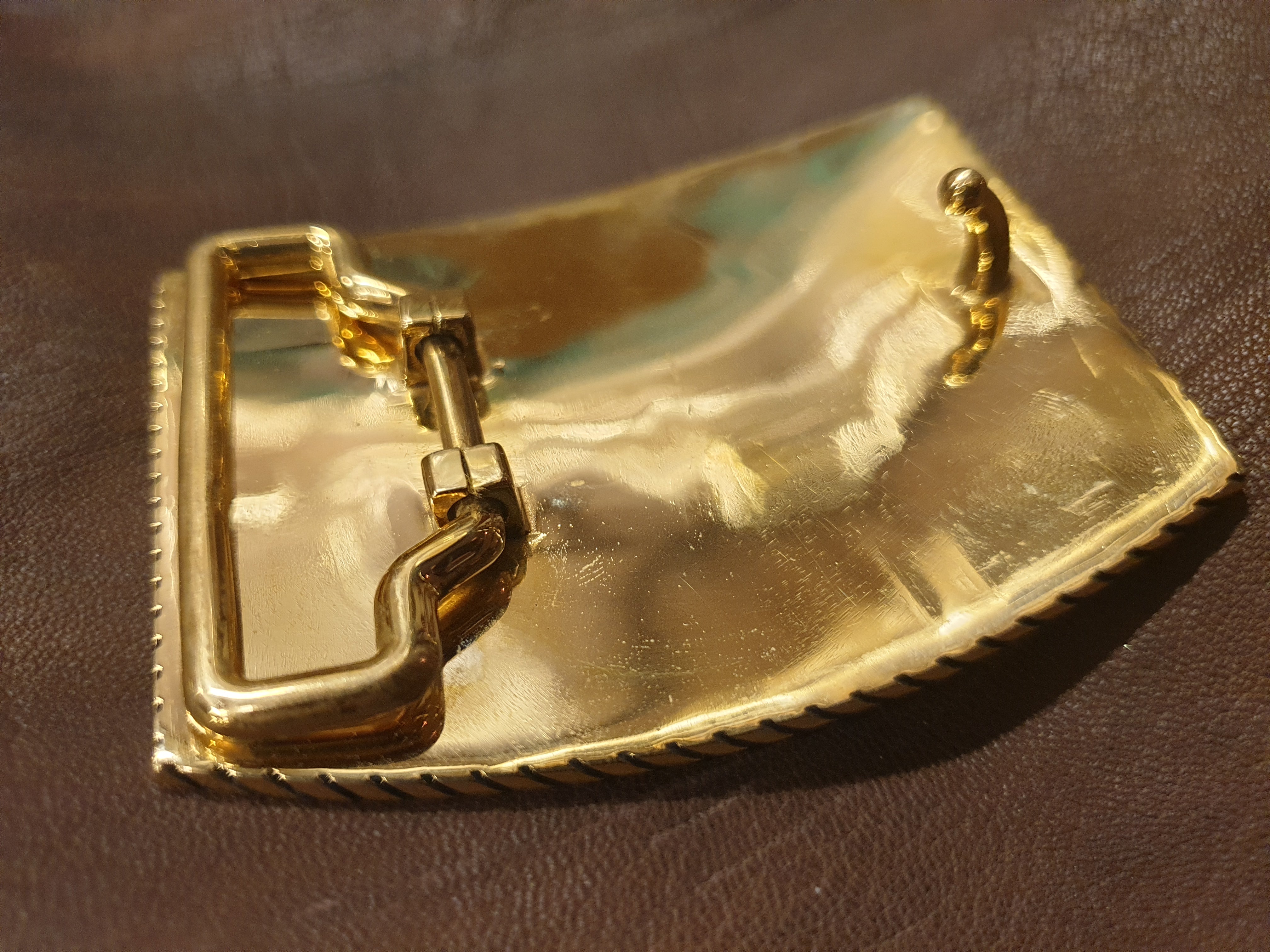Belt Buckle Silver/Gold brass