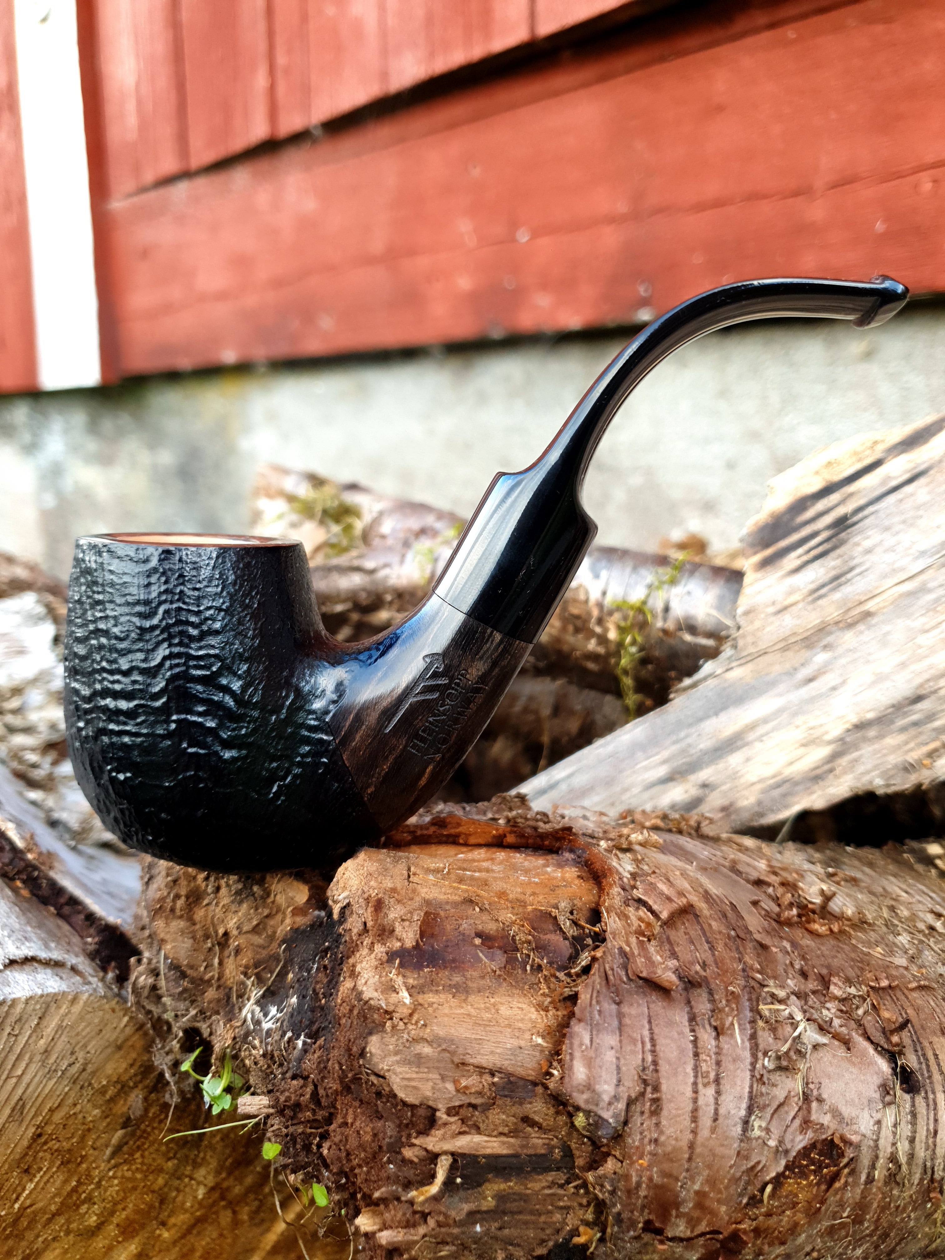 Harald Hårfagre / Harald Fairhair Briar bent pipe