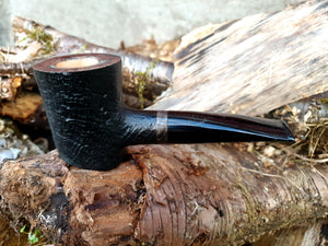 Olav Hellige / Olav the Holy Poker style briar wood pipe