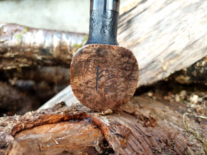 Olav Hellige / Olav the Holy Poker style briar wood pipe