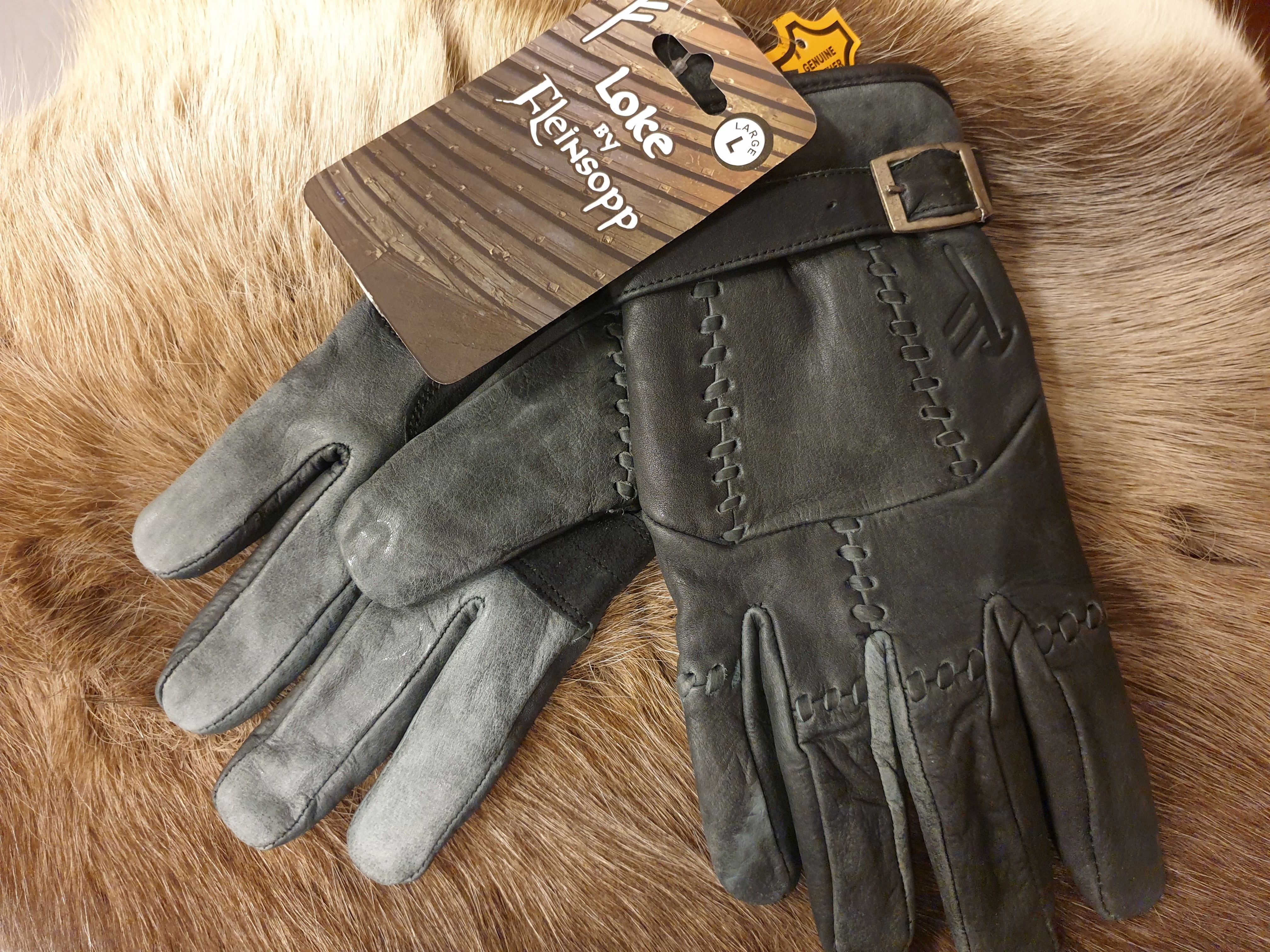 Loke leather glove